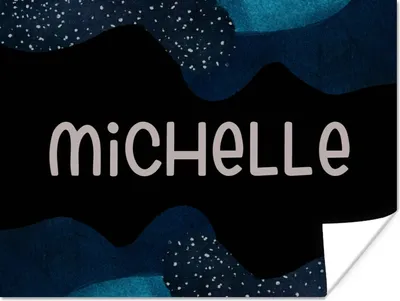 Produktbild von MuchoWow® Poster Michelle - Pastell - Mädchen 80x60 cm - Kunst für zu Hause