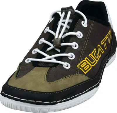 A single Bugatti sport shoe is shown against a white background.