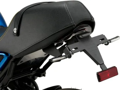 Image de PUIG 21457N Support de plaque d'immatriculation  adapté à la YAMAHA XSR900 Noir