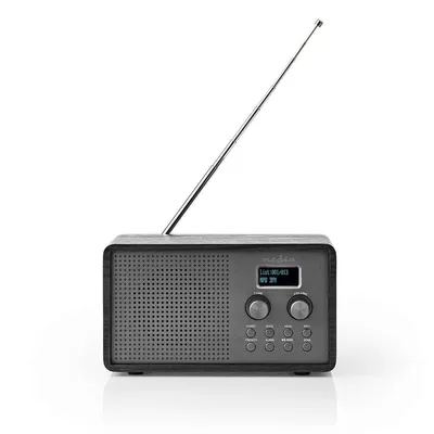 Produktbild von Nedis DAB+-Radio  4,5 W  UKW  Uhr- und Alarmfunktion  Schwarz