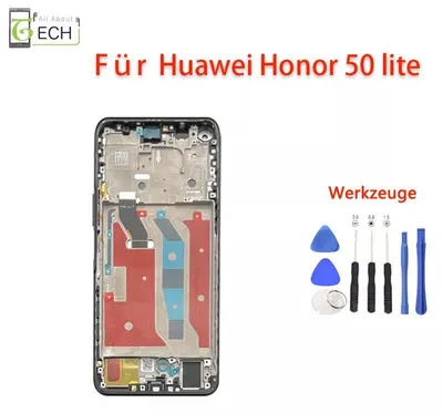 Produktbild von Für Huawei Honor 50 lite / Nova 8i X20 LCD Display mit Rahmen Touch Screen Bi...