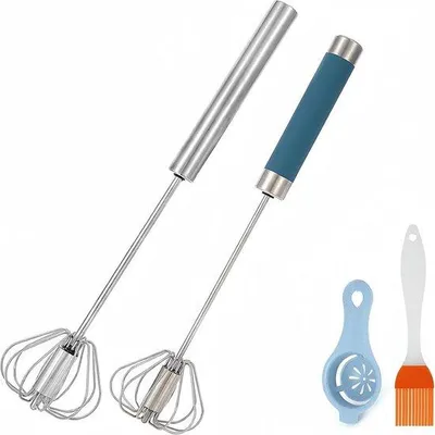 Immagine prodotto di Set di fruste da cucina - 4 pezzi - Mini fruste e fruste a palloncino - Accessori da forno
