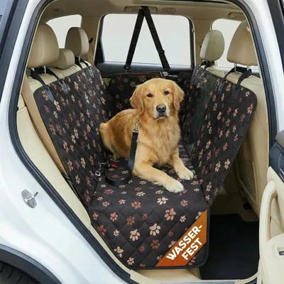 Produktbild von Hundedecke für die Rückbank im Auto – Wasserabweisend und Kratzfest