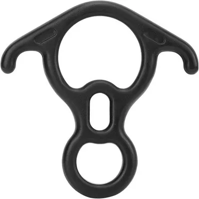 Imagen del producto de Mosquetón de escalada con forma de gancho – Dispositivo de descenso para cuerdas – Forma de cuerno de buey – 50 kN – color