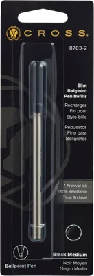 Image de Mine de stylo à bille Click M noir blister paquet de 6 pièces