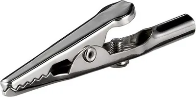 Produktbild von Wentronic Krokodilklemme mit Schraube - Länge 51 mm