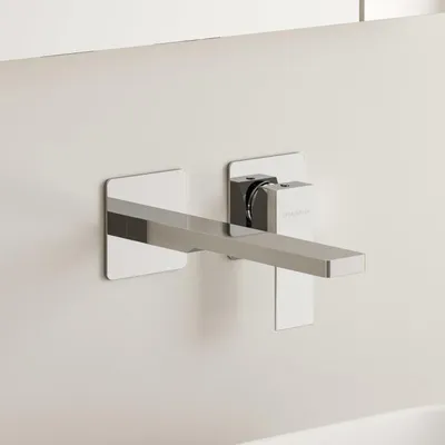 Immagine prodotto di Kronenbach Quara 3.0: Miscelatore monocomando da parete per lavabo, con sporgenza di 20 cm