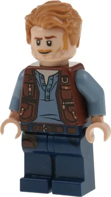 Produktbild von 1x Lego Minifigur Jurassic World Owen Grady Doppelgesicht 76940 75930 jw023