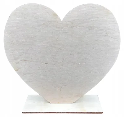 Produktbild von SznurkiPolskie Holzherz für Decoupage Valentinstagsdeko