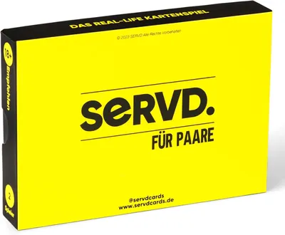 Produktbild von SERVD - für Paare - Das Real-Life Kartenspiel