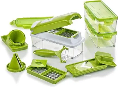 Produktbild von Famanu Mandoline Gemüseschneider mit verschiedenen Schneideoptionen - Julietti Smart