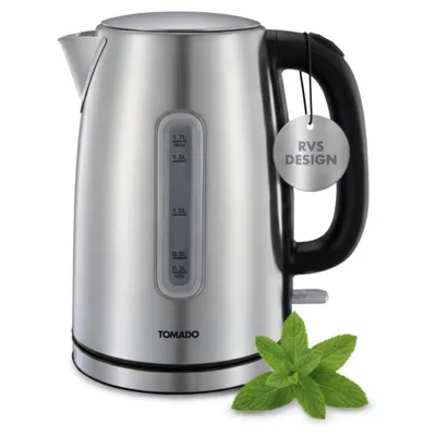 Immagine prodotto di Tomado TWK1709S, bollitore da 1,7 litri - design in acciaio inossidabile