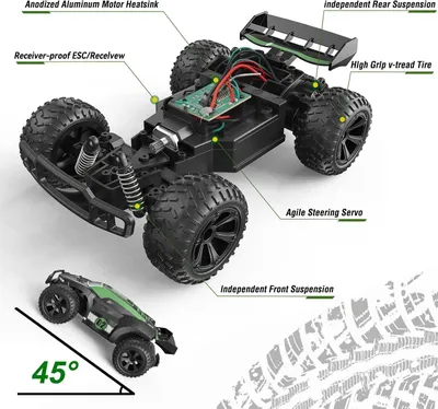 Produktbild von Ferngesteuertes Auto, 1:22 RC Autos für Kinder mit 360° Stunt Rennauto, 2.4GHz Fernsteuerung Off Road Spielzeugauto, Geschenk für Jungen Mädchen