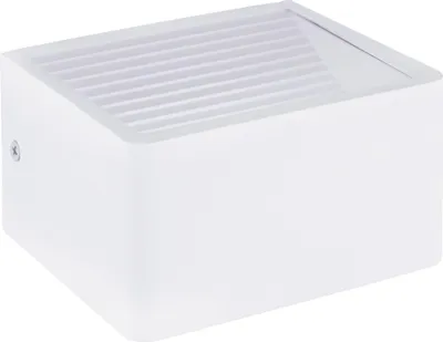 Produktbild von EGLO LED Außen-Wandlampe Doninni 1, 1 flammige Außenleuchte, Wandleuchte aus Alu, Kunststoff, Farbe: Weiß, IP44