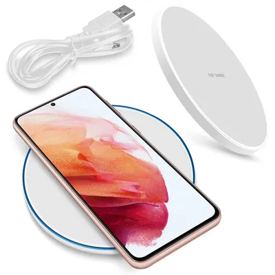 Produktbild von Für QI Wireless Charger Schnell Ladegerät für Samsung Galaxy S21 Plus 5G Ladestation