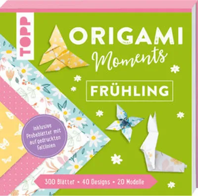 Produktbild von Origami Moments - Frühling. Der perfekte Faltspaß für Frühling und Ostern