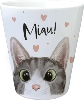 Produktbild von Miau Katze Blumentopf