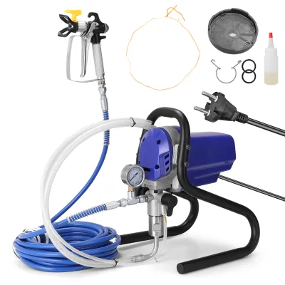 Produktbild von Professionelles Hochdruck-Airless-Spritzgeraet, elektrische Farbspritzmaschine, Mehrzweck-Malwerkzeug, Heimwerkerausruestung