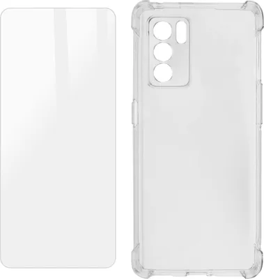 Produktbild von Avizar, Schutz-Set, Hülle + Schutzfolie für Oppo Reno 6 5G, Transparent