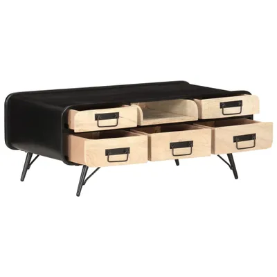 Image de vidaXL Table basse 100×50×40 cm manguier massif