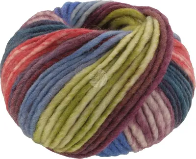 Produktbild von Lana Grossa FELTRO BOSCO 50 g moderne Filzwolle Filzgarn 50 m Farbe 723 - Helloliv/Rotviolett/Jeans/Blau/Altrosa/Dunkelgrün/Erika