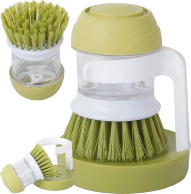 Zdjęcie produktu dla Verk 24214_Z Szczotka do mycia naczyń, kuchenna, dozownik płynu, stojak do szorowania,