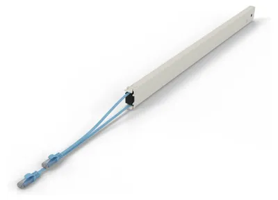 Produktbild von PATCHBOX .one / Cassette / 46RU / UTP / Blue, 2,5 m, Cat6a, U/UTP (UTP), RJ-45, RJ-45, Blau
