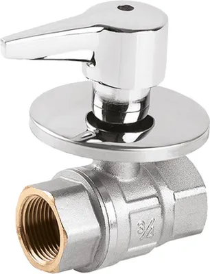 Zdjęcie produktu dla Perfexim | Zawór kulowy podtynkowy 20 mm - Mosiądz - Wysokiej jakości uszczelki - Efektywny przepływ wody
