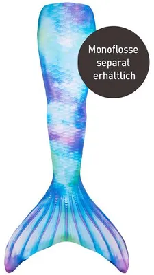 Produktbild von Fin Fun Stoff OHNE MONOFLOSSE, Watercolor Waves, Adult L (48-50)