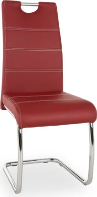 Produktbild von Freischwinger HARPER HANDA BHT 43x98x59 cm rot Polsterstuhl