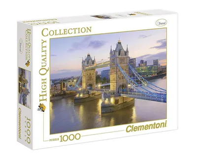 Produktbild von Clementoni 39022 - Tower Bridge - 1000 Teile Puzzle - High Quality Collection