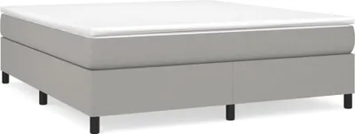 Produktbild von Boxspringbettgestell Hellgrau 180x200 cm Stoff