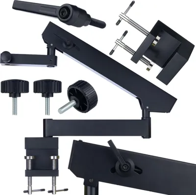 Immagine prodotto di Rosfix WDMS1 – Braccio per Microscopio con Altezza Regolabile | Verticale: 400 mm, Orizzontale: 770 mm | Osservazione Flessibile