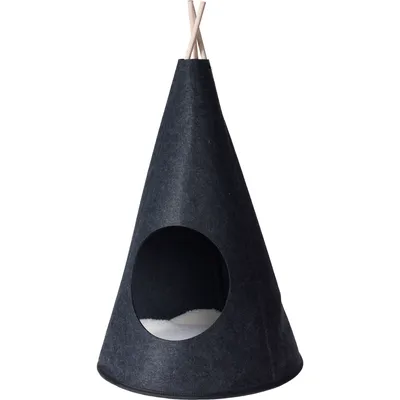 Zdjęcie produktu dla Legowisko dla kota w kształcie namiotu Tipi, Ø 40 x 70 cm