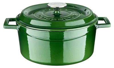 Produktbild von LAVA Gusseisentopf mit Deckel, emailliert, Ø 24 cm, 4,49 Liter