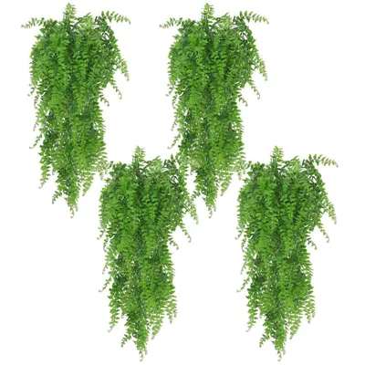 Produktbild von Künstliche Hängepflanzen Efeuranken 4er Set 85 cm Innen Außen