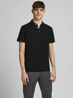 Immagine prodotto di jack and jones polo uomo jack and jones 12136668 paulos black/tonal/blac