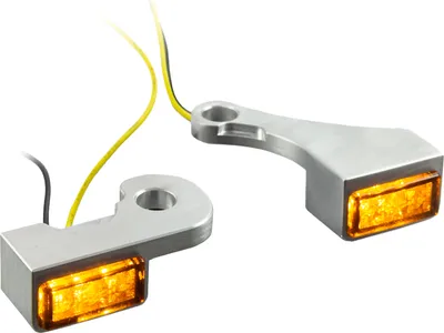 Immagine prodotto di Indicatore di direzione a LED compatibile con Harley Davidson Softail Type 3 argento