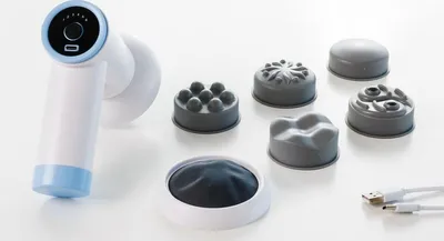 Produktbild von 6 in 1 Wiederaufladbare Anti-Cellulite-Massagepistole CellyGun InnovaGoods