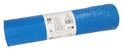 Produktbild von Müllsäcke, LDPE 120 l 110 cm x 70 cm blau 28 my