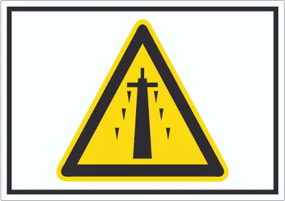 Produktbild von Eisschlag Symbol Aufkleber A5 (148x210mm)