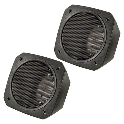 Produktbild von Aufbau Lautsprecher Gehäuse für 100x100 mm DIN Lautsprecher Retro KFZ Boot LKW Baumaschinen