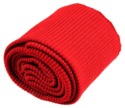 Strickbündchen Set, elastisch, Bündchen, Ärmelbund, rot