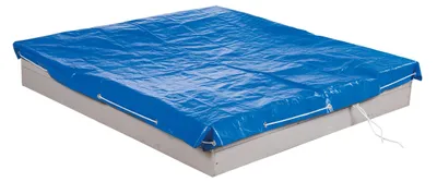 Obrázok produktu pre Pieskovisko, rozmery 154 x 154 cm, vodotesné a odolné voči poveternostným vplyvom