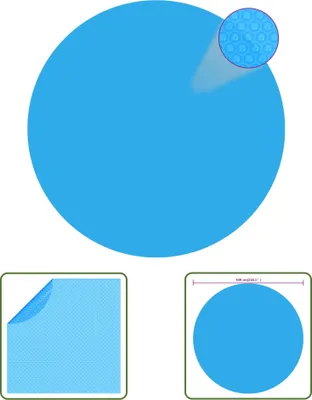 Immagine prodotto di Copertura rotonda per piscina PE blu 549 cm
