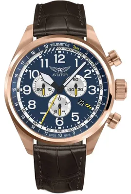 Productafbeelding van Pilot horloge voor heren, bruin, model aviator-V.2.25.2.170.0