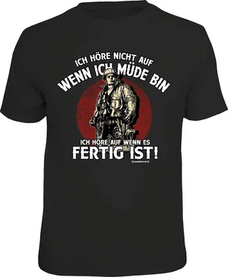 Produktbild von Fun Shirt - Textilien - Fertig ist