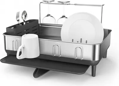 Produktbild von simplehuman KT1181, Edelstahl, Schwarz, 514 mm, 566 mm, 292 mm