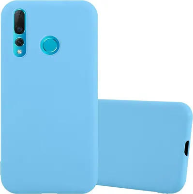 Obrázok produktu pre Cadorabo puzdro pre Huawei NOVA 4 ochranné puzdro v modrej farbe puzdro na mobilný telefón TPU silikónový kryt