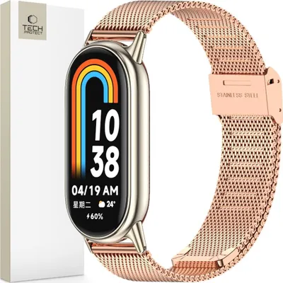 Obrázek produktu pro Tech-Protect watch strap MilaneseBand Xiaomi Smart Band 8, rose gold